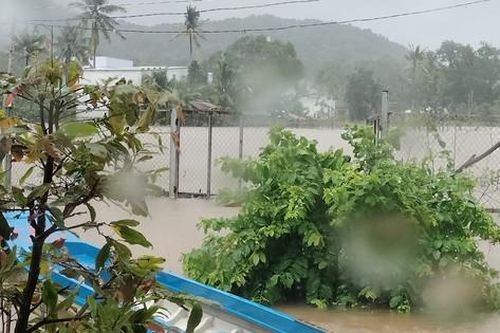 Cảnh báo mưa lớn gây ngập nhiều nơi ở đảo Phú Quốc