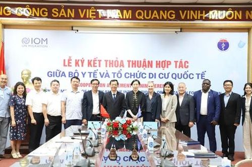 Bộ Y tế và Tổ chức Di cư Quốc tế tăng cường hợp tác nâng cao sức khỏe cho người di cư