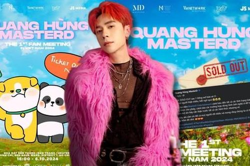 Fan meeting của Quang Hùng MasterD 'cháy vé' chỉ sau vài phút mở bán