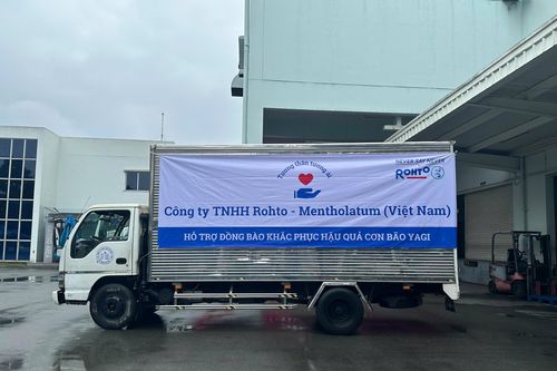 Công ty Rohto-Mentholatum Việt Nam đồng hành cùng đồng bào miền Bắc