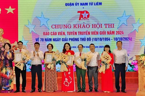 Quận Nam Từ Liêm tổ chức thi tuyên truyền viên, báo cáo viên giỏi