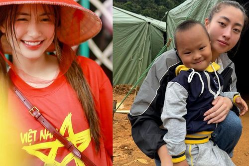 Hòa Minzy, Lương Thùy Linh, Phạm Thoại... mong muốn nhận con nuôi sau bão Yagi