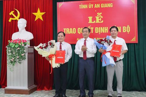 Công bố các quyết định bổ nhiệm, chuẩn y nhân sự mới tại 3 tỉnh