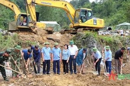 Cao Bằng khởi công xây dựng khu tái định cư mới xóm Lũng Lỳ (Nguyên Bình)