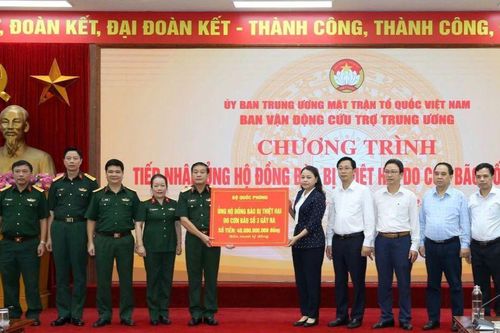 Quân đội đi đầu trong phòng, chống, khắc phục hậu quả bão lũ