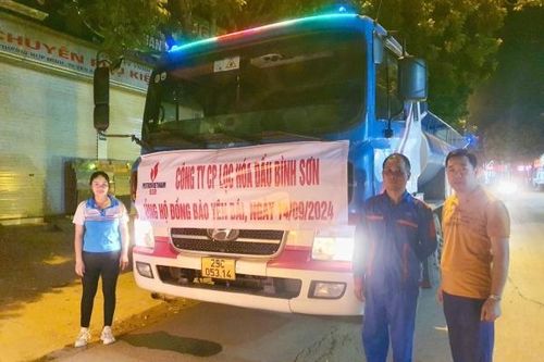 BSR hỗ trợ hơn 93.000 lít xăng dầu cho các tỉnh phía Bắc để cứu trợ bão lũ