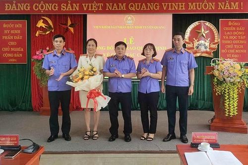 Bổ nhiệm nữ Phó Viện trưởng VKSND tỉnh Tuyên Quang