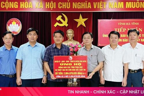 Hà Tĩnh cảm ơn các tổ chức, cá nhân đã tích cực quyên góp, ủng hộ đồng bào miền Bắc