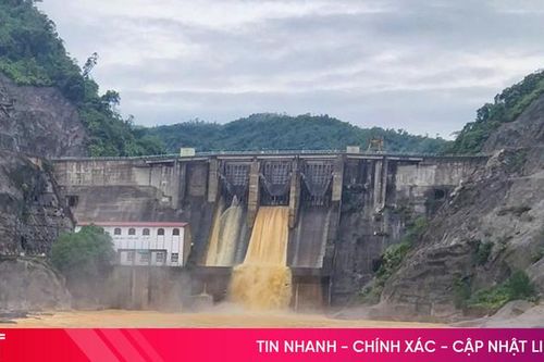 Thủy điện Hố Hô xả tràn, 2 hồ chứa ở TX Kỳ Anh điều tiết từ 8h ngày 20/9