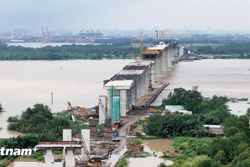 Cầu lớn nhất Vành đai 3 Thành phố Hồ Chí Minh phấn đấu hoàn thành dịp 30/4/2025