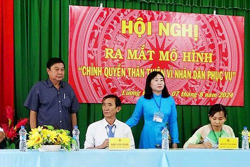 Nhân rộng mô hình 'Chính quyền thân thiện, vì Nhân dân phục vụ'