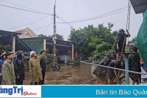 Cồn Cỏ: Khẩn trương giúp dân phòng chống bão số 4