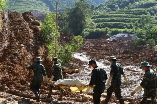 Tìm thấy thêm một thi thể nạn nhân sạt lở đất ở Nậm Tông, Lào Cai