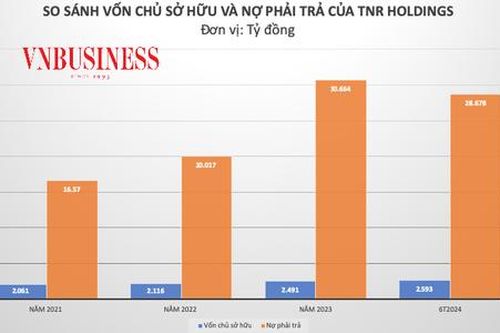 TNR Holdings báo lãi giảm sâu, nợ phải trả gần gấp 12 lần vốn chủ sở hữu