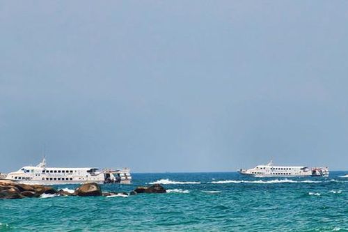 Tạm dừng nhiều chuyến tàu cao tốc chở khách trên biển tại Nam Bộ