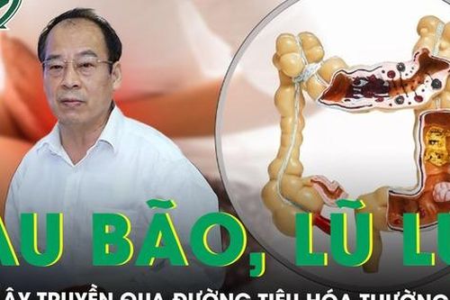 Cảnh giác các bệnh lây truyền qua đường tiêu hóa thường mắc sau bão lũ