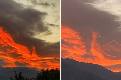 Mây trông như 'phượng hoàng lửa' ở Sapa là hiện tượng gì, có báo hiệu gì không?