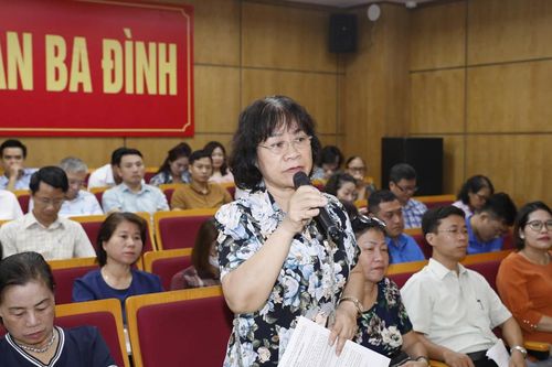 Lãnh đạo quận Ba Đình đối thoại với Nhân dân trên địa bàn quận