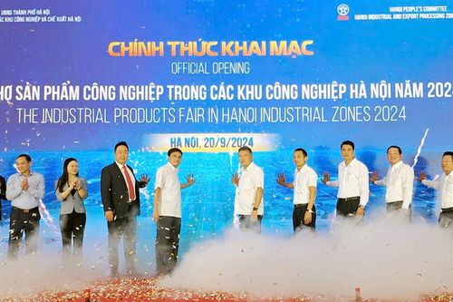 120 gian hàng tham gia Hội chợ sản phẩm công nghiệp Hà Nội