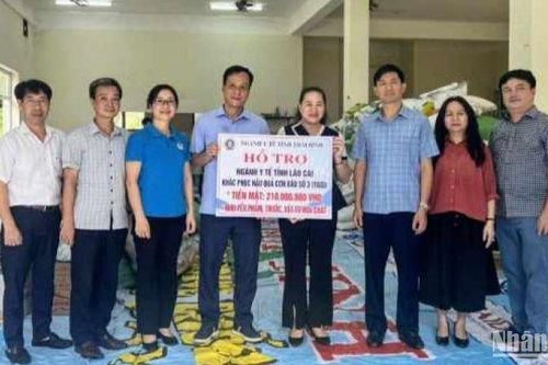 Ngành y tế tỉnh Thái Bình hỗ trợ gần 40 tấn vật tư, hóa chất, thuốc, nhu yếu phẩm cho tỉnh Lào Cai và Cao Bằng