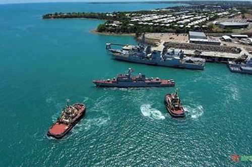 Tàu 18 rời Australia, hoàn thành tốt các nhiệm vụ tại Kakadu 2024
