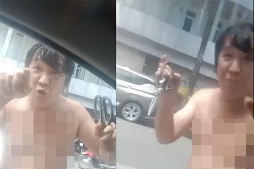 Người đàn ông cầm kéo tấn công tài xế ô tô ở trung tâm TPHCM