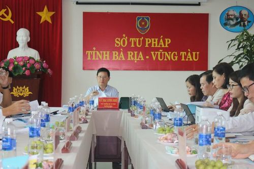 Thứ trưởng Mai Lương Khôi kiểm tra việc thực hiện Luật Luật sư và khảo sát tình hình triển khai Kết luận số 69-KL/TW của Ban Bí thư tại Bà Rịa – Vũng Tàu