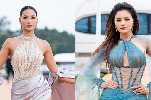 Hoàng Thùy khéo xử lý sự cố, Vũ Thu Phương xuất hiện trên du thuyền triệu đô
