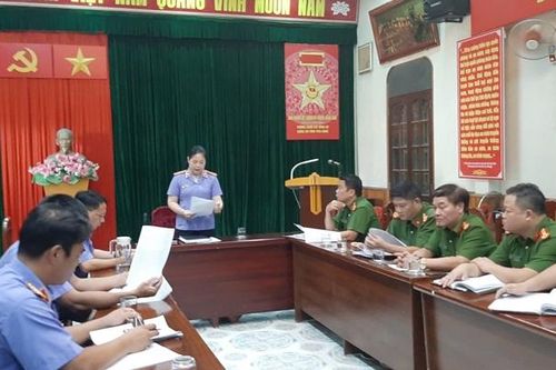 Trực tiếp kiểm sát tại Cơ quan Cảnh sát điều tra Công an tỉnh Thái Bình