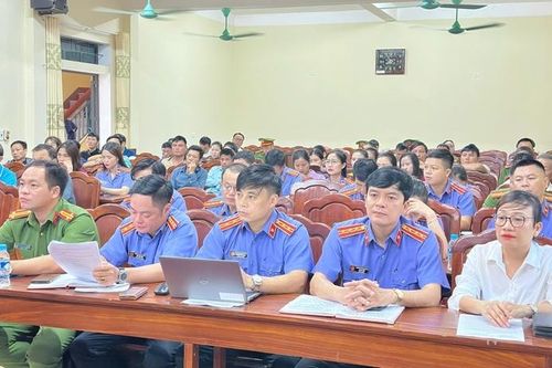 VKSND huyện Hương Sơn phối hợp xét xử án vụ án hình sự rút kinh nghiệm