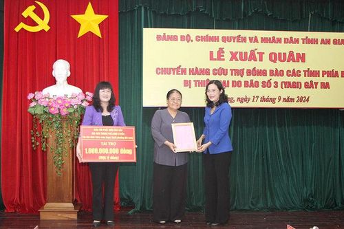 An Giang vận động trên 20,32 tỷ đồng ủng hộ đồng bào các tỉnh phía Bắc bị thiệt hại do bão số 3