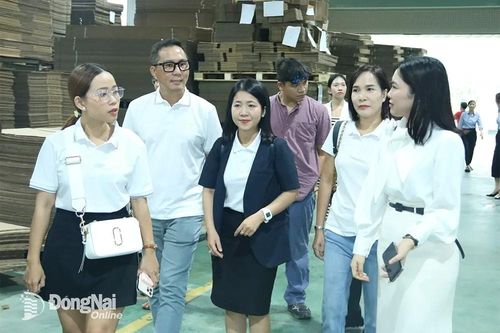 Tham quan nhà máy doanh nghiệp hội viên Hiệp hội Gỗ và thủ công mỹ nghệ Đồng Nai