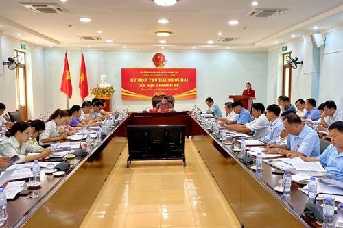 Kỳ họp thứ 22 (Kỳ họp chuyên đề) HĐND huyện Phong Thổ khóa XXI, nhiệm kỳ 2021-2026