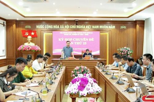 Kỳ họp chuyên đề lần thứ 25, HĐND Thành phố khóa XX