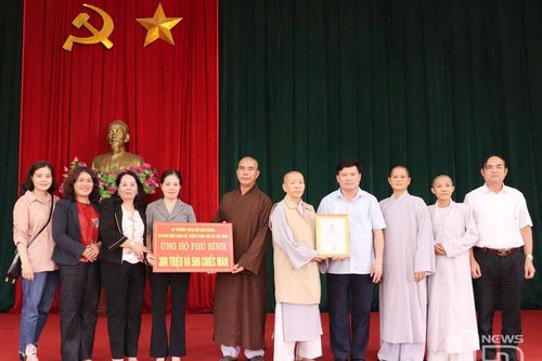 Hỗ trợ người dân bị ảnh hưởng thiên tai ở Phú Bình, Phổ Yên