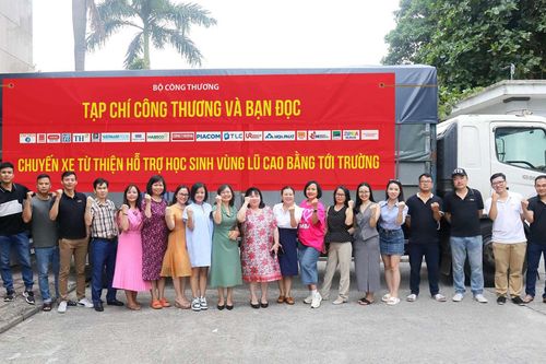 Tạp chí Công Thương dừng tiếp nhận tiền và sản phẩm hỗ trợ học sinh vùng lũ Cao Bằng tới trường