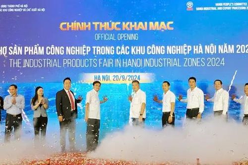 120 gian hàng tham gia Hội chợ sản phẩm công nghiệp Hà Nội