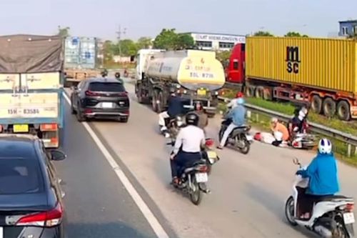 Xe bồn lấn hết làn đường, tông chết người đi xe máy trên Quốc lộ 5
