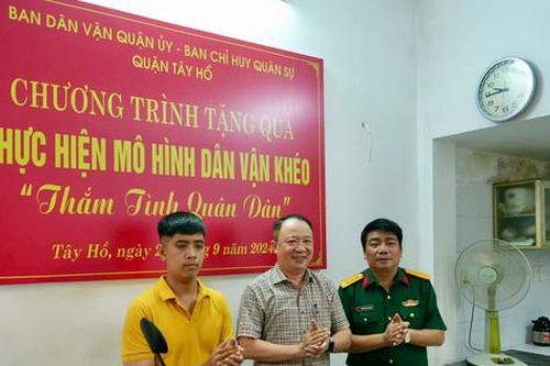 Quận Tây Hồ: Ấm áp mô hình Dân vận khéo 'Thắm tình quân dân'