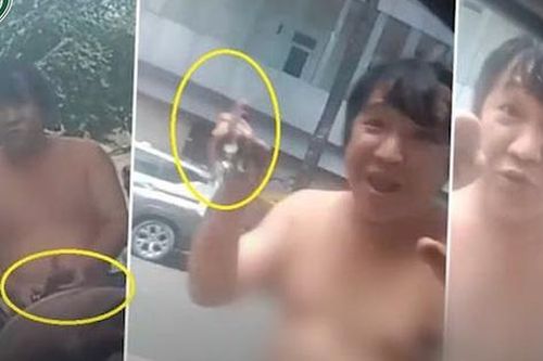 Clip đối tượng cầm kéo, đập kính hành hung lái xe sau câu nói 'Gọi ba ra giải quyết'