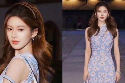 Triệu Lộ Tư tại show Versace: Tạo hình khiến fan liên tưởng tới nữ thần mùa Xuân