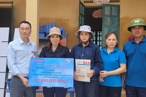 Nước mắt của học sinh vùng lũ...