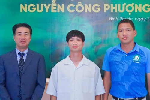 Công Phượng chính thức gia nhập CLB Bình Phước