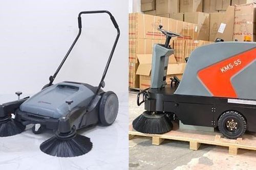 Nên mua xe quét rác đẩy tay hay ngồi lái? Tips chọn lựa nhanh chóng