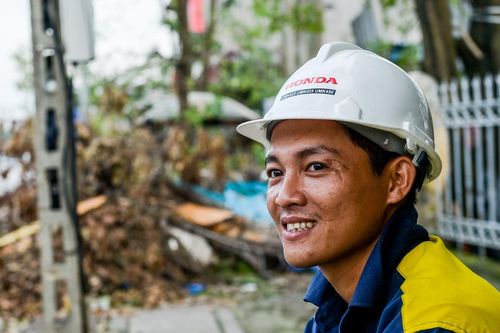 'Đội tinh nhuệ' vượt nghìn cây số ra Hải Phòng chi viện xử lý cây xanh