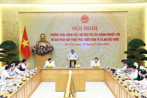Chính phủ làm việc với các doanh nghiệp lớn về giải pháp phát triển KT-XH