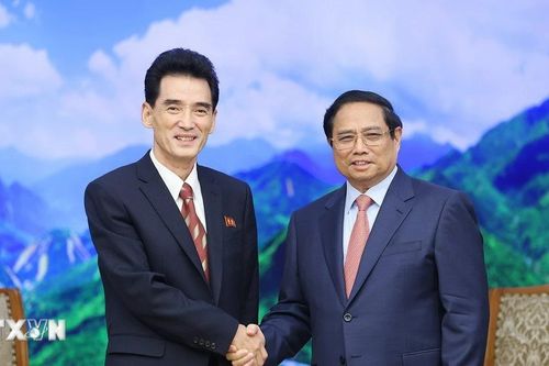 Thủ tướng Phạm Minh Chính tiếp Đại sứ Triều Tiên tại Việt Nam