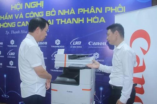Tramexco giới thiệu sản phẩm và công bố nhà phân phối máy văn phòng Canon tại Thanh Hóa