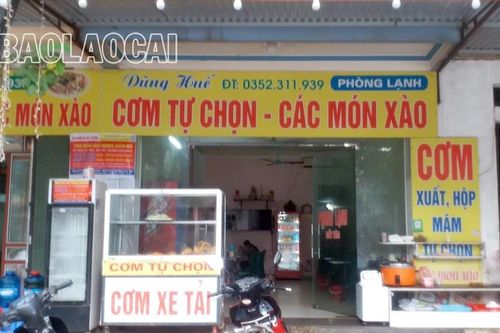 Bảo Thắng: Xử phạt quán ăn cơm vi phạm về niêm yết giá