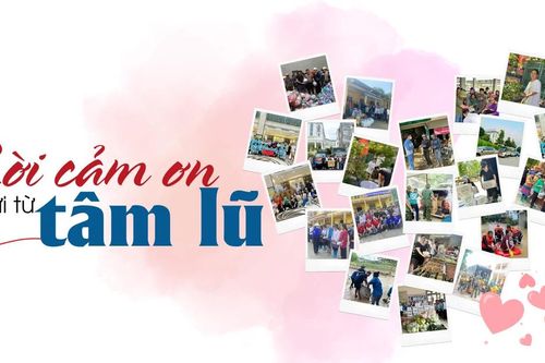 Lời cảm ơn gửi từ tâm lũ